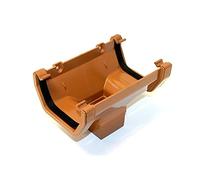 Marshall Tufflex Running Outlet for 114mm Squareline Gutter System RWSO1 White, Black, Brown, Clay Brown (Clay)