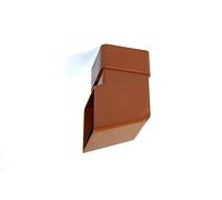 Marshall Tufflex Square 65mm Down Pipe Shoe RWSB3 Black White Brown Clay (Clay)