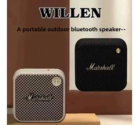 Marshall Willen Portable Bluetooth Speaker IP67 Waterproof 15H Playtime Stack Mode Outdoor Travel Rugged Loud Stereo Sound Black