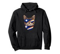 Marshallese Flag Bengal Cat Heritage Marshall Islands Pullover Hoodie
