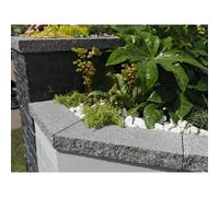 Marshalls Argent Coarse Textured Coping Stones - 600x136x50mm - Dark C Argent Coarse Textured Coping Stones