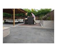 Marshalls Casarta Slate - 17.8m2 Project Pack - Silver Grey Colour:: S Casarta Slate Premium Paving