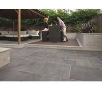 Marshalls Casarta® Textured Slate Centre Stone Pack - 30 Pack - Silver Grey