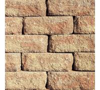 Marshalls Croft Tumbled Stone Walling 300 x 170 x 100mm Weathered Buff Yorkstone Aggregate