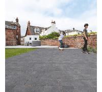 Marshalls Drivesett Tegula Block Paving - 240x160x50mm - Charcoal Colo Drivesett Tegula Original Driveway Block Paving