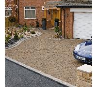 Marshalls Drivesett Tegula Block Paving Project Pack 9.73m - Harvest C Drivesett Tegula Original Driveway Block Paving
