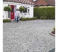 Marshalls Drivesett Tegula Block Paving Project Pack 9.73m - Pennant G Drivesett Tegula Original Driveway Block Paving