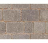 Marshalls Drivesett® Tegula Original Block Paving 50mm, Pennant Grey, Subtly Distressed Finish
