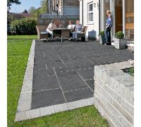 Marshalls Fairstone Limestone Aluri Paving Paving Option: Charcoal, Pa Fairstone Limestone Aluri Paving