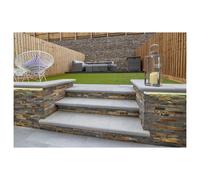 Marshalls Fairstone Sawn Versuro Bullnose Steps - 560x350x50mm Centre Sawn Versuro Bullnose Steps - 560x350x50mm Centre Stone (Pack of 30)
