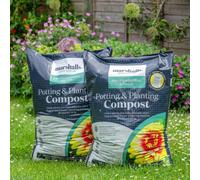 Marshalls Garden 50L Multi-Purpose Potting And Planting Compost With Feed, 60% Peat 40 X 50 Litre Bags