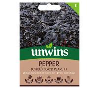 Marshalls Garden Chilli Pepper Seeds 'black Pearl' F1 5 Pack, Pot-Ready, 30,000+ Shu