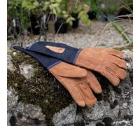 Marshalls Garden Denim Garden Gloves With Leather Reinforcement, Pair