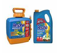 Marshalls Garden - Resolva Weedkiller 24H 5L Ready-To-Use Power Pump And Refill - Non-Drip Spray