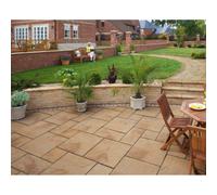 Marshalls Heritage Garden Paving - 450x450x38mm - Yorkstone Colour:: Y Heritage Garden Paving - Single Sized Packs