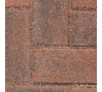 Marshalls Keyblok Block Paving 200 x 100 x 60mm - 8.08m - Brindle Colo KEYBLOK 60 Concrete Block Paving 200x100x60mm 8.08m2 Pack