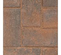 Marshalls Keyblok Block Paving 200 x 100 x 60mm - 8.08m - Burnt Ochre KEYBLOK 60 Concrete Block Paving 200x100x60mm 8.08m2 Pack