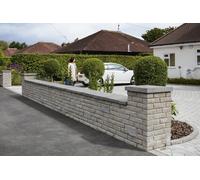 Marshalls Marshalite® Pitched Walling 440 x 100 x 140mm Ash Multi Stone Finis