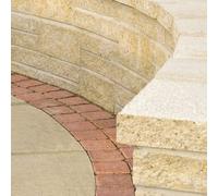 Marshalls Marshalite Split Faced Garden Walling - 220x100x65mm - Buff Marshalite Split Faced Garden Walling - Single Size Packs