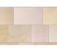 Marshalls Sawn Versuro® King Size Paving 1260 x 760 x 22mm - 14 Pack - Golden Sand