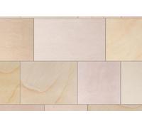 Marshalls Sawn Versuro® King Size Paving 1260 x 760 x 22mm, Golden Sand Indian Sandstone