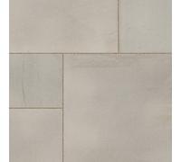 Marshalls Sawn Versuro® Paving 855 x 570 x 22mm - 35 Pack, Antique Silver Quartzite Sandstone