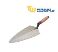 Marshalltown Brick Trowel M1910L 19L Philadelphia Pattern Leather Handle 10 in