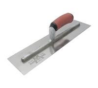 MARSHALLTOWN 16" x 4" Notched Trowels, U-Shaped, X-Notch Size 1.5mm, Y-Notch Size .75mm, Z-Notch Size .75mm, Two-Sided, Made in The USA, 647SD