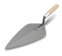 Marshalltown M34105 34 Wide London Pattern Brick Trowel - Wooden Handle 10.1/2In