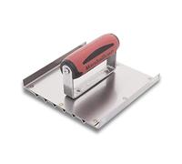 Marshalltown 4282D 6 x 6 SS Safety Nutfräse/Edge Trowel 6 Ribbed 1/8 Inch Radius Durasoft Handle