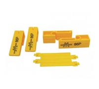 Marshalltown 86P Plastic Line Blocks (Pack 4) Multi Colour (One Size)