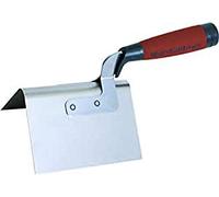 Marshalltown Bullnose Corner Trowel, Outside Corner, Assembled in the USA | Stainless Steel Blade Set At 80 Degrees, Flexes To 90 For Rounded Drywall Corners, 15.9 mm Radius, 50D