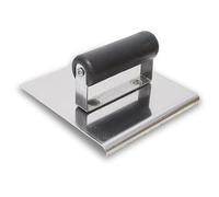 Marshalltown Ce511Sp 6 x 6 SS Edge Trowel 1/8R 1/4 Plastic Handle, Silver