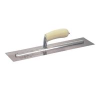 Marshalltown MXS66 Finishing Trowel Carbon Steel 16" x 4" Shaped Wooden Handle