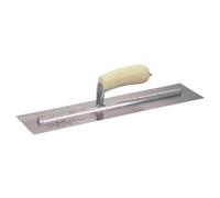 Marshalltown Cement Finishing Trowel, Wooden Handle Multi Colour (16 X 4In Wooden Handle)