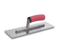 MARSHALLTOWN Concrete Finishing Trowel, 30.5 x 10.2 cm, Stainless Steel Blade, Soft Grip Handle, FT124SS
