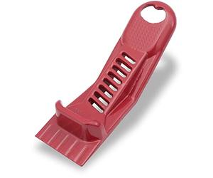 Marshalltown Drywall Panel Lifter, Drywall Rasp, Drywall Tool Includes Built in Bottle Opener, Lightweight, Non-Clogging Rasp, Door Hanging Tool, PL589, Red