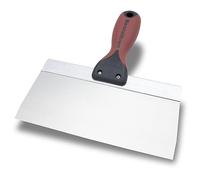 Marshalltown DuraSoft II Taping Knife, 203 mm Stainless Steel | Feathers Joint Compound Smooth, Tempered Stainless Steel Blade, Aluminium Backing, 203 x 76 mm, DuraSoft II Handle, 4508SD