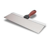 Marshalltown DuraSoft II Taping Knife, 356 mm Stainless Steel | Feathers Joint Compound Smooth, Tempered Stainless Steel Blade, Aluminium Backing, 356 x 76 mm, DuraSoft II Handle, 4514SD