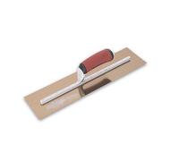 MARSHALLTOWN Finishing Trowel 406x127 mm, Assembled in USA, Gold Stainless | Golden Stainless Steel blade, DuraSoft handle, Xtralite aluminium mounting, 406 x 127 mm, MXS165GD
