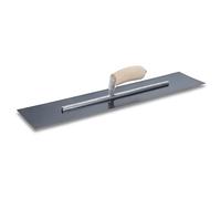 MARSHALLTOWN Finishing Trowels, Blue Steel Blade, Wood Handle, 102mm Width, 508mm Length, Curved Style, Made in The USA, MXS20B