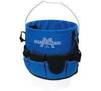 MARSHALLTOWN Flooring and Tiling Super Bucket Bag, 47 Pockets, Water Resistant Nylon, 10847