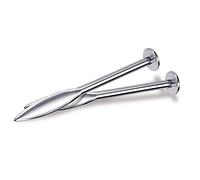 MARSHALLTOWN Line Pins Leaf Point, Leaf Point Style, Chrome-Plated, Forged Steel, LP62