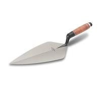MARSHALLTOWN London Brick Trowel, 30.5 x 14.6 cm, Leather Handle, Made in USA, 34L11
