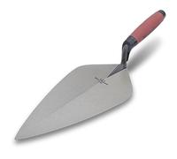 MARSHALLTOWN London Wide Brick Trowel, 305 x 146 mm, Assembled in USA | Forged High Carbon Steel Blade, 305 x 146 mm, DuraSoft Handle, Lays and Butters Brick, Block, Stone, 34 12FG