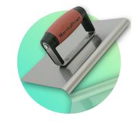 Marshalltown Cement Edger M120D 8" x 6" Durasoft Handle Multi-Colour
