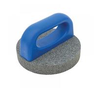 Marshalltown Round Rubbing Brick M16533 - 6 in (150 mm) - 20 Grit - With Handle