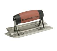 Marshalltown M180d Stainless Steel Groover Trowel Durasoft Handle 6 X 3in Marshalltown Multicolor