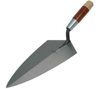 Marshalltown M1910L Philadelphia Leather Handled Brick Trowel 10" - Leather/Steel