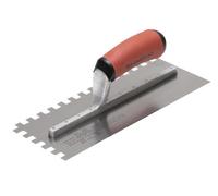 Marshalltown M5779Sdxh 10mm Carbon Steel Square Notched Trowel Durasoft Handle